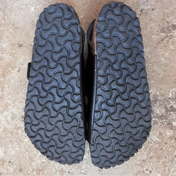 Birkenstock Brown Leather Milano Sandals Size 9 - Picture 4 of 7